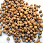 Coriander is the seed of the coriander plant. It is described as warm, nutty and spicy.