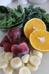 Fruits and Greens for Smoothie