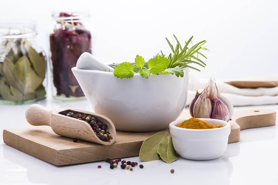 Cooking with herbs and spices is a healthy way to add flavour without the salt.