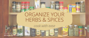 Organize your herbs and spice with a spicerack organizer and cook with ease
