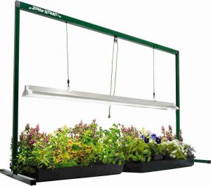 Include an adjustable stand that allows you to move the light up as the plants grow