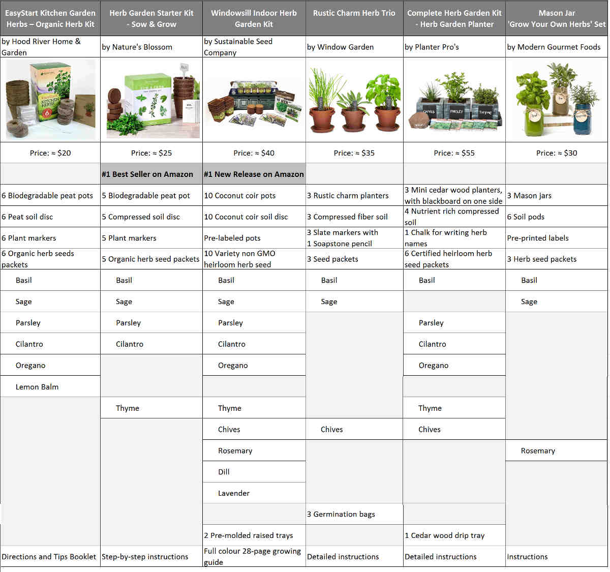 The various indoor herb garden for beginners to start off with