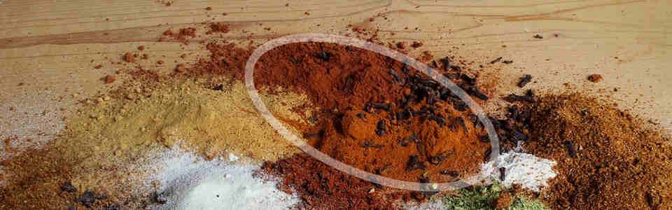 Some spices looked alike and you will need to use your sense of smell to identify them