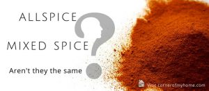 Allspice is a single spice and Mixed spice IS the blend of several spices