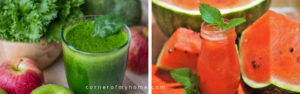 Consider colour when choosing ingredients for juicing. It does play a part in making a tantalizing juice.