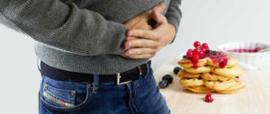 Overeating can cause bloated stomach and decrease your desire to eat
