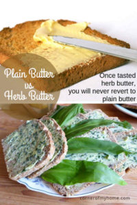 once tasted herb butter, you will not revert to plain butter