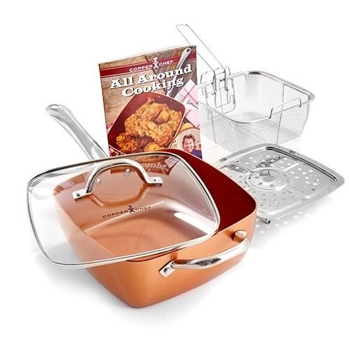 Copper Chef Cookware Set - Mom will love this piece! From stove top to oven to table