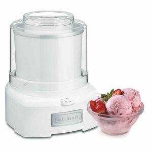 Cuisinart Frozen Yogurt Ice Cream Maker - Perfectly delicious gift for mom! Besides cooking hot meals, making frozen desserts will be nice for mom