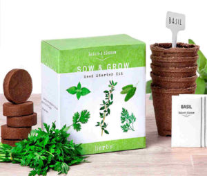 Herb Garden Kit - Herbs lover mom gets to grow her own herbs