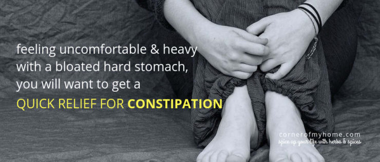 Use cooking herbs that help constipation