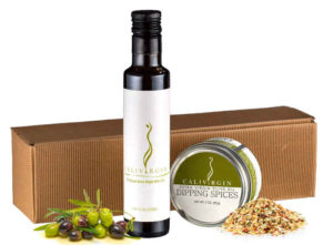 Everything a foodie needs for the perfect bread dip. This olive oil & spices gift set comes packaged in a gift box worthy of all special occasions.