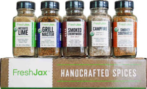 Fresh Jax Smoked Spices Gift Set. They make great gifts for the home chef who like to experiment with flavours.