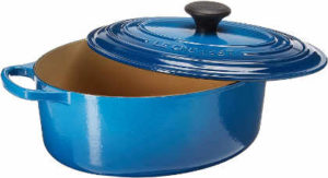 This Le Creuset OVAL Dutch oven is the perfect size for most roast and poultry