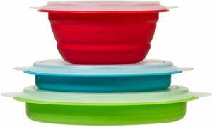 Perfect for food prep and storage. When no using, just collapse them down for convenient storage.