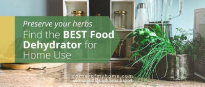 Preserve your herbs. Get the best food dehydrator for home use.